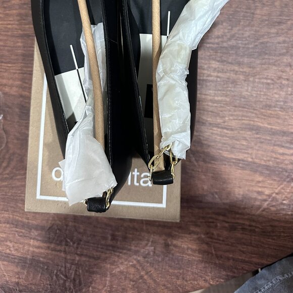 Dolce Vita Women's Ballet Flats Black Leather - Size 6.5 - Picture 12 of 16